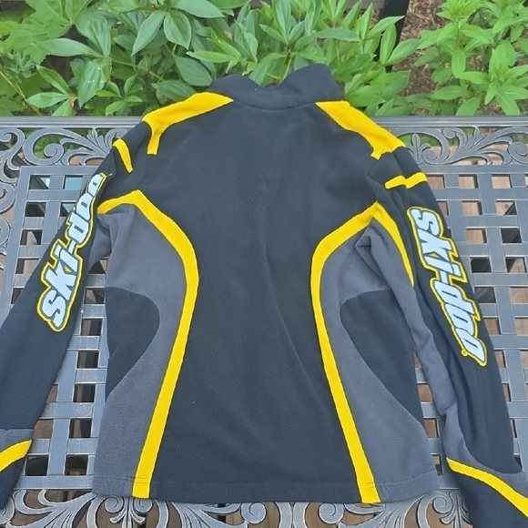 Black and Yellow Women's Sweatshirt - Picture 3 of 3